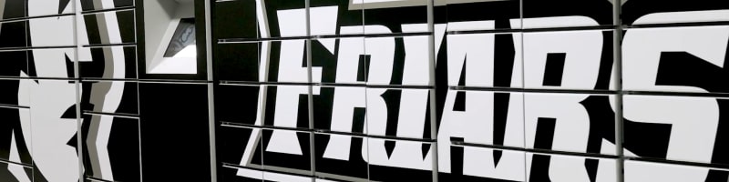 Custom Smart locker showing Friars School branded wrap